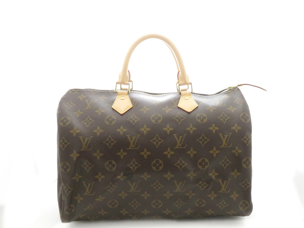 Louis Vuitton Speedy Monogram Leather Brown